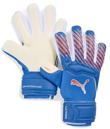 PUMA Unisex PUMA Ultra Pro Torwarthandschuhe 5, Ultra Blue Glowing Red