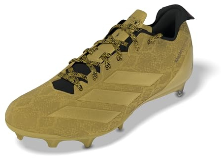 adidas Men's Disney Jafar Adizero Electric American Football, Gold Metallic/Gold Metallic/Black, 10