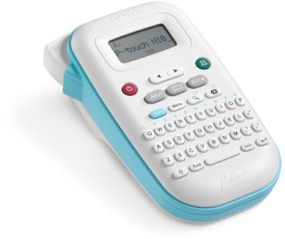 Brother PTN10 | Etichettatrice Palmare Portatile | Tastiera QWERTY | Display LCD | Nastri Btag fino a 12 mm | 3 font, 10 cornici e 200 simboli integrati