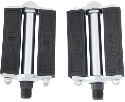 LT Easiyl 1 Paire de Pédales de Vélo de Loisir 1/2 9/16 avec Réflecteurs Compatible avec Schwinn Style pour BMX VTT Vélos de Route Vélos électriques Vélos Pliants pour Enfants Noir
