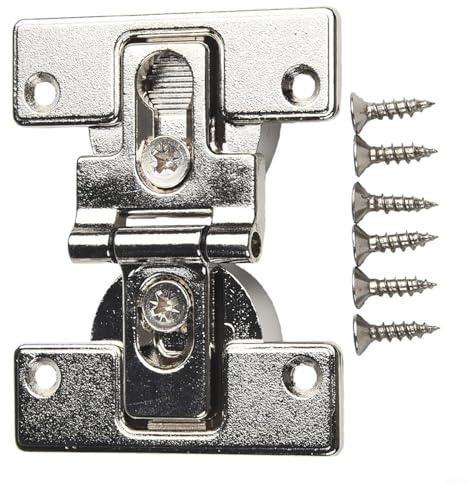 Bisagra de puerta con solapa oculta, 1 pieza de 35 mm de diámetro de copa de 180 grados, bisagra plegable de aleación de zinc autoportante para mesa plegable, adecuada para gabinete, armario, zapatero