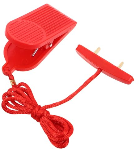 DOITOOL Llave de Arranque de Emergencia para Cinta de Correr, Interruptor de Seguridad Doble Inserción, Accesorio para Equipos de Fitness, Compatible con Múltiples Modelos, Plástico