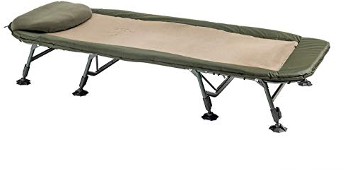 Mivardi Karpfenliege XXL 8 Bein Camping Liege mit Luftpolsterung