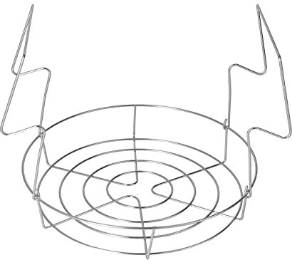 Rejilla para Conservas de Baño de Agua, Rejilla para Tarros de Conservas de Acero Inoxidable con Asa, Rejilla para Conservas Plegable Antioxidante Y Antiescaldado para Envasadora de Agua Caliente