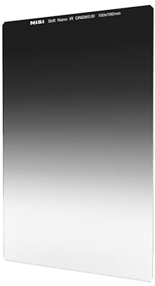 NiSi 100x150mm Nano IR Soft GND2 (0.3) - 1-Stop Graduated Neutral Density Lens Filter with Soft Transition - for 100mm Filter Holder - HD Optical Glass, Waterproof Nano Coating, IR Reduction
