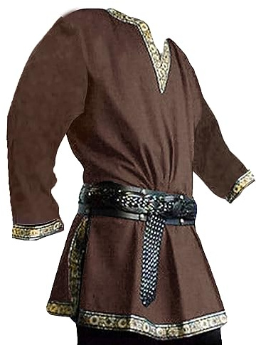 Runcati Medeltida kostym för män renässans pirat halloween viking tunika riddare cosplay krigare LARP skjortor