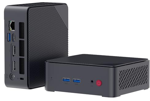 AWOW Mini PC AMD Ryzen Embedded R2514 (4 núcleos, hasta 3,7 GHz), 16 GB DDR4, 512 GB SSD PCIe 3.0, Gráficos Radeon, Pantalla 4K, LAN 1000 Mbps, WiFi 5