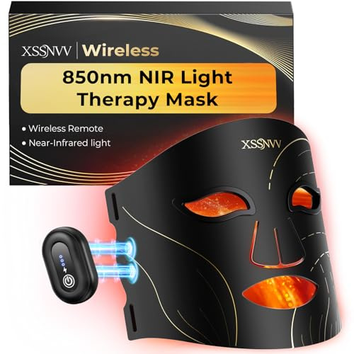 XSSNVV Maschera LED Viso con Luce Rossa e 272 LED Infrarossi 850nm NVV03