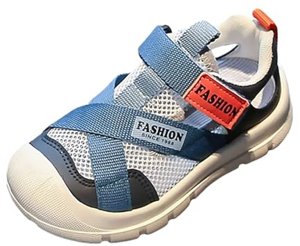 Sandali Bambino 31 - Sandali per Bambine Adatti per attività Casual quotidiane e all'aperto in Spiaggia. Design Resistente con Punta Chiusa. per età 3-13. Calzature estive comode per Bambine(Navy 31)