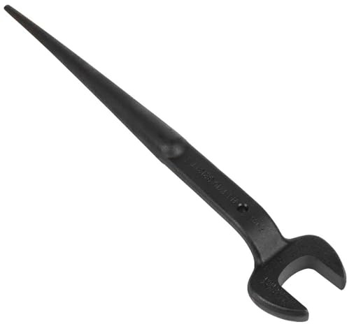 KLEIN TOOLS 3213TT Construction Spud Wrench with Tether Hole, Made in USA, 1-7/16-Inch Nominal Opening, 7/8-Inch Bolt for US Heavy Nut