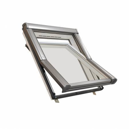 Dachdecker Favorit Roto Dachfenster aus Kunststoff mit Eindeckrahmen (74x118)