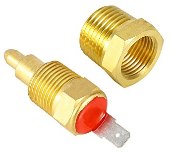 Interruptor de temperatura, Precisión 185-175°C con rosca de tubo Termostato para ventilador de enfriamiento for mecánicos y sistemas automotrices industriales