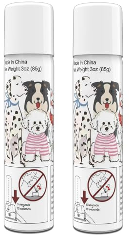 Citronnelle Spray Recharge pour POIIOPY et Toutes Les Autres Marques Citronnelle Spray Collier de Dressage et Colliers Anti-Aboiement pour Chien, Humane et Sûr pour Animaux, lot de 2 X 85g