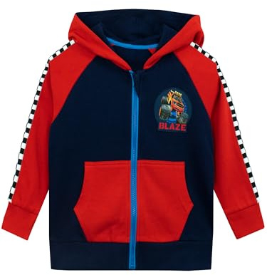 Blaze y los Monster Machines Sudadera con Capucha para niños | Sudaderas con Capucha Monster Truck para niños | 3-4 Anos