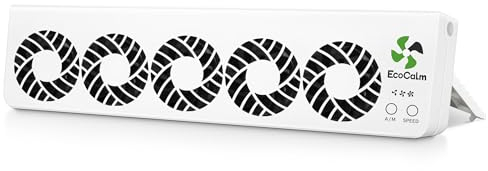 EcoCalm Heizkörper Ventilator mit 5 Verbesserten Lüfter, Intelligenter Heizkörperverstärker Erhöhen die Effizienz der Heizung und Sparen Energie (Mono Set)