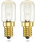 Bonlux Bombilla Horno 300 Grados, E14 T22 Bombilla Lampara de Sal Regulable Luz Cálida 2700K 300LM 42W para Microondas/Lampara Sal/Frigorifico/Máquina de Coser/Nocturnas AC 220-240V 2 Unidad