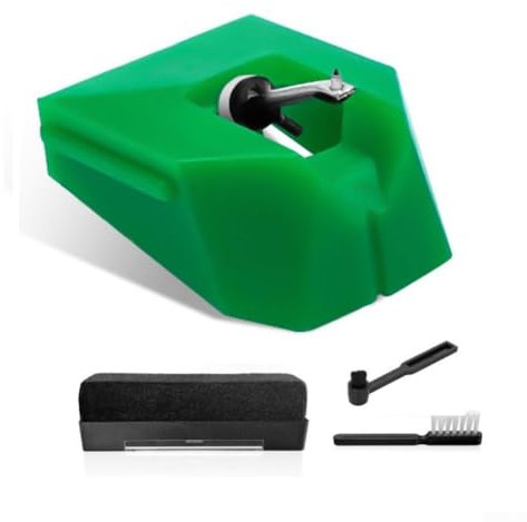 Replacement Stylus and Cleaner Set for Audio Technica Turntables Model ATVMN95E