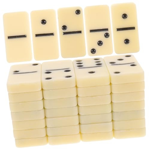 BESPORTBLE Set Domino in Melamina Gioco da Tavolo Classico per Feste e Barbecue nel Weekend Divertente e Educativo