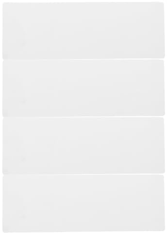 DIYEAH Lot de 4 cartes de nettoyage pour compteurs de billets : nettoyant pour caisses enregistreuses 65 x 185 mm, nettoyage en profondeur pour compteurs de billets et lecteurs de cartes.