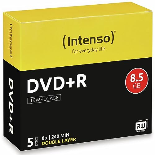 Intenso 4311245 DVD+R DL Rohling 8.5GB 5 St. Jewelcase