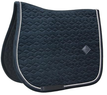 Tapis de selle FULL - Noir - Velours - Saut d'obstacles