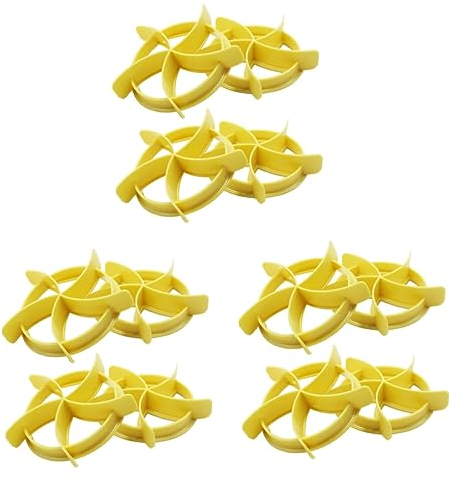 Cabilock 12 Piezas Moldes De Prensa De Pan Molde De Extrusión De Pan Moldes Para Galletas Plantillas De Galletas Fondant Estampadora De Pan Ferramentas Rosquilla Herramienta Para Hornear