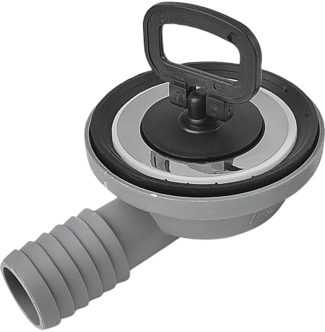 50 mm Ablaufgarnitur Spüle, Camping Waschbecken, Ablaufgarnitur Spüle, 90° Abflussrohr für Wohnwagen Wohnmobil Caravan Boot