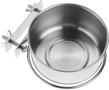 ROMISBABA Wall Mounted Dog Bowl Hanging Pet Feeder for Crate Dogs Water Dish Puppy Bowls