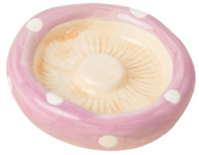 perfk Casetta in Ceramica per criceti, nascondiglio per Piccoli Animali, mobili da Interno, Ciotola per Cibo per ratti, scoiattoli, cincillà, Accessori