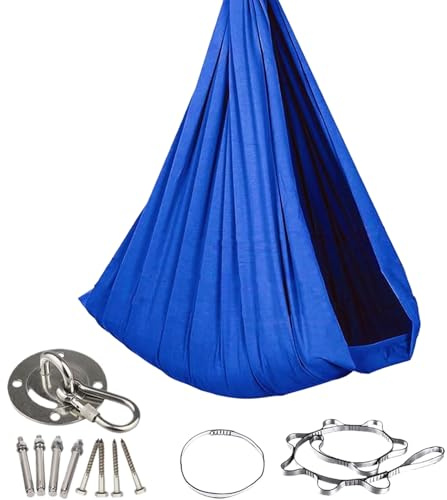 Hamac Suspendu,Chaise de Hamac Balançoire pour Enfant,Hamacs de Yoga aérien,pour Balcon Jardin Camping Pelouse Véranda Terrasse Patio