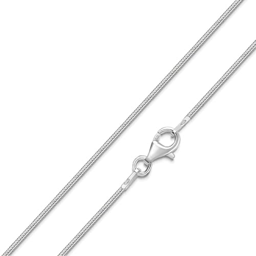 Schlangenkette Silber 925 - Damen Halskette 60 cm fein K33-60cm