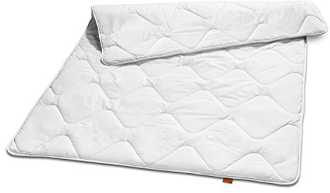 sleepling Winter Bettdecke 220x240 cm, Winterdecke Warm, Made in EU, Ökotex 100, Waschbar 60 Grad, Winterbettdecke 220 x 240, 100% feine Mikrofaser, Basic 100