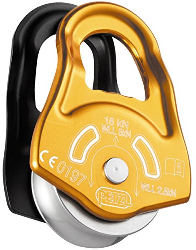 PETZL Erwachsene Rolle Partner Verticality, Mehrfarbig (gelb/schwarz), One Size, P52A