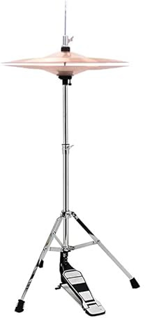 Telescoping Collapsible Hi-Hat Stand, 22mm Diameter, Cymbal Stand for Jazz Drums & Rock Music