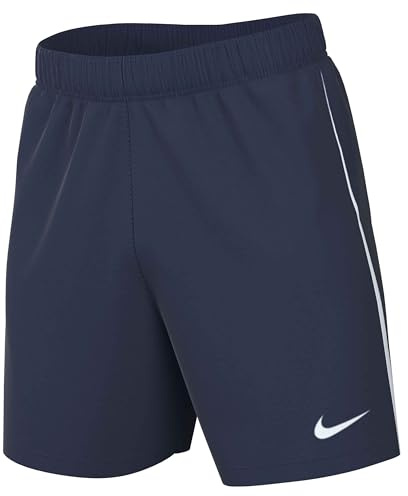 Nike Mens Knit Soccer Shorts M NK DF LGE Knit III Short K, Midnight Navy/White/White, DR0960-410, M