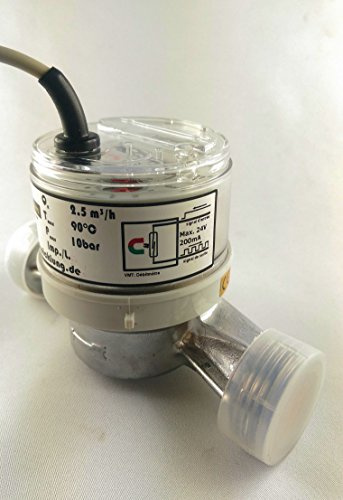 Débitmètre avec sortie d'impulsion Compteur d'eau Générateur de débit d'eau 2 Imp./L Qn 2,5m³/h