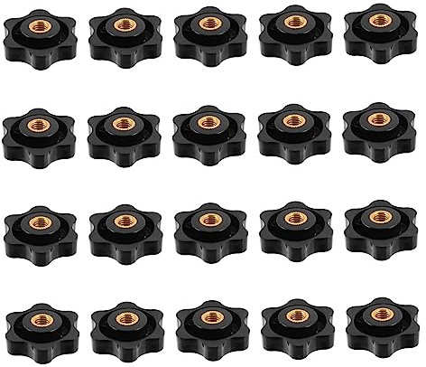 Cabilock 20piezas Perillas De Tornillo De Unidades Abs Antideslizante Para Maquinaria