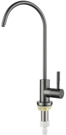 Rubinetto da cucina con filtro – Rubinetto per acqua potabile in acciaio inox per lavello della cucina, facile installazione, design durevole per acqua potabile pulita