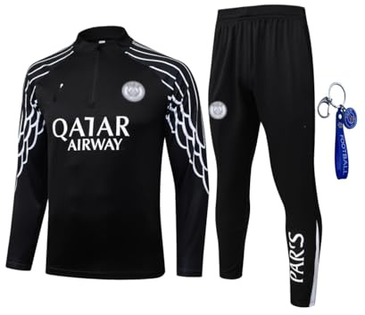 FCURE Divisa da Calcio A Maniche Lunghe, da Calcio Abito Sportivo Tute da Uomo Tuta da Allenamento Maniche Lunghe per Adulti Primaverili E Autunnali (Estilo 6,L)