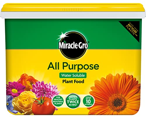 Miracle-Gro All Purpose Water Soluble Plant Food Tub, 2 kg, Brown
