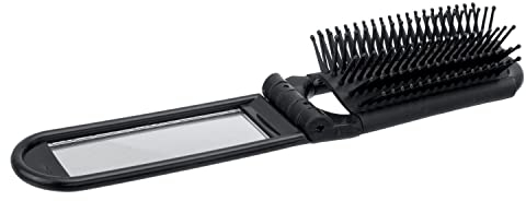 BasicNature Unisex – Erwachsene Klappbürste-840301 Klappbürste, schwarz, Einheitsgröße