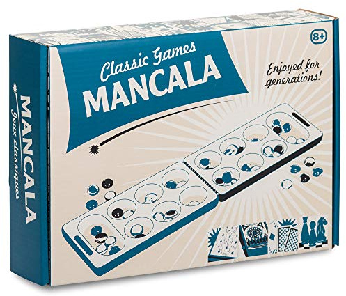 Tobar Classic Mancala Game Set with Folding Board, Brown