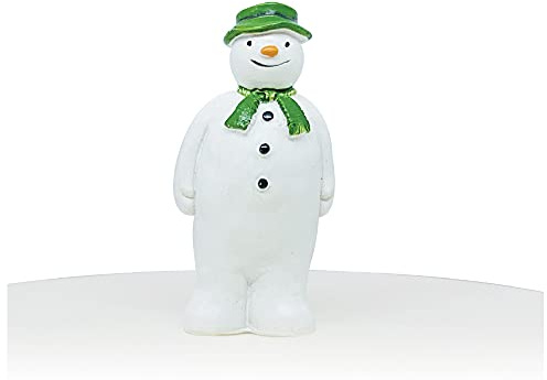 Snowman Cake Topper, Hand Painted Resin Figure 6.5cm, Luxury Boxed
