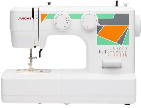 Janome MOD-11 enkel symaskin med 11 suturstygn och 5 st foder hundar MOD-15