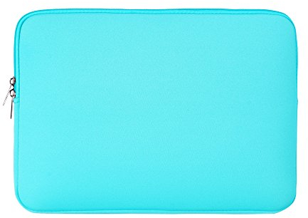 RAINYEAR 14 Pollici Manicotto del Computer Portatile Custodia Protettiva Morbida Compatibile con 15 Pollici Macbook Air M2 M3 M4, 14 Pollici Notebook Computer Ultrabook Chromebook, Blu
