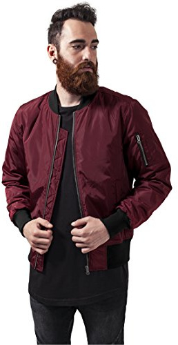 Bomber Jacket, Blouson avec Bords-Côtes aux Col, Poignets et Ceinture