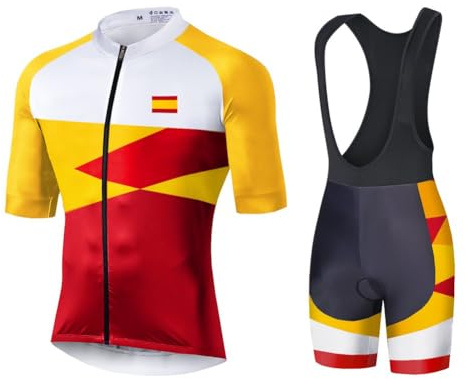 UGLY FROG Hombre HZZD01 Conjunto Ropa de Ciclismo para Verano, Maillot Manga Corta de Bicicleta, y Culotte Ciclismo Transpirable, Secado Rápido XBYHZZD01