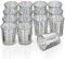 THE TWIDDLERS - 15 Portavelas Votivas de Vidrio Moteado para Decoración Romántica de Cenas de San Valentín, 5cm x 6cm (Plata)