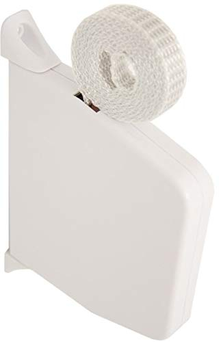 DIWARO.® Mini Shutter Screw-On Belt Winder Hole Distance 154 mm Swivelling with 5 m Strap White