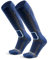 WEIERYA Skisocken,Merinowolle ski socken für Herren Damen Geeignet für Skifahren,Snowboarden,Outdoor Wintersport,Blau 2 Paar (41-44)